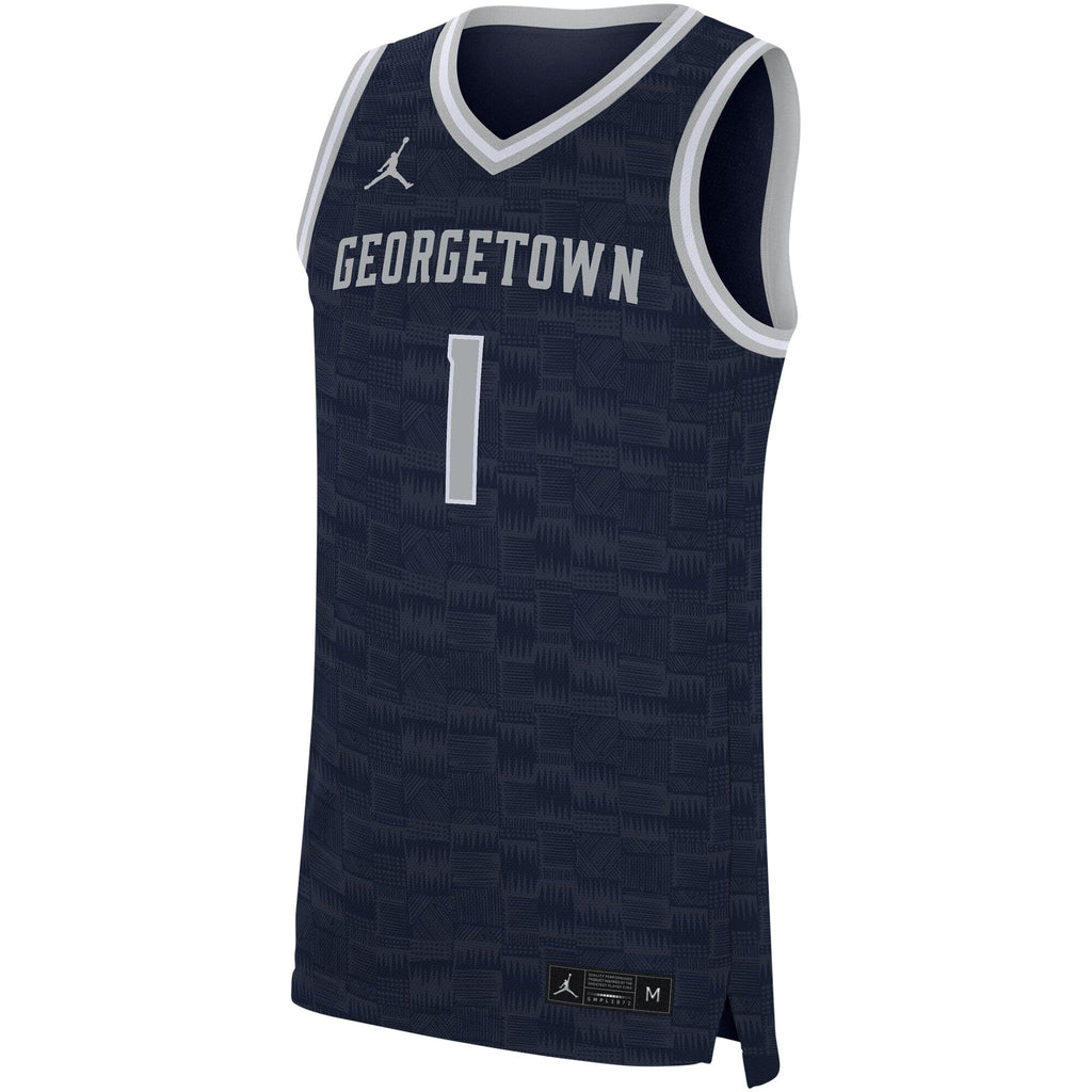 #1 Navy Georgetown Hoyas Replica Jersey