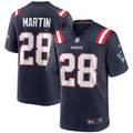 New England Patriots Curtis Martin Navy Game Retired Player Football Jersey