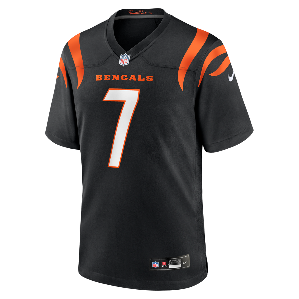 Cincinnati Bengals Boomer Esiason Black Retired Player Football Jersey