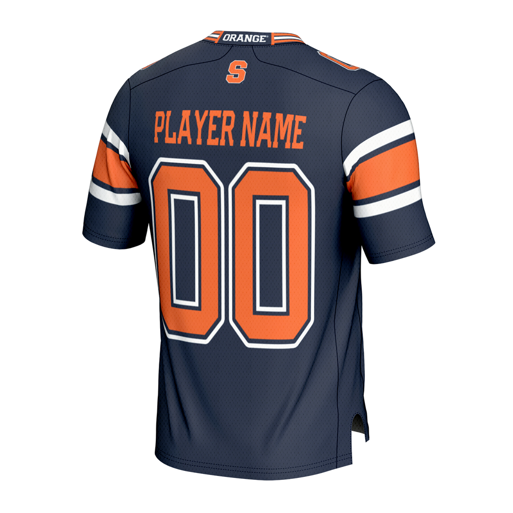 Syracuse Orange NIL Pick-A-Player Lightweight Collegiate Football Fashion Jersey - Navy