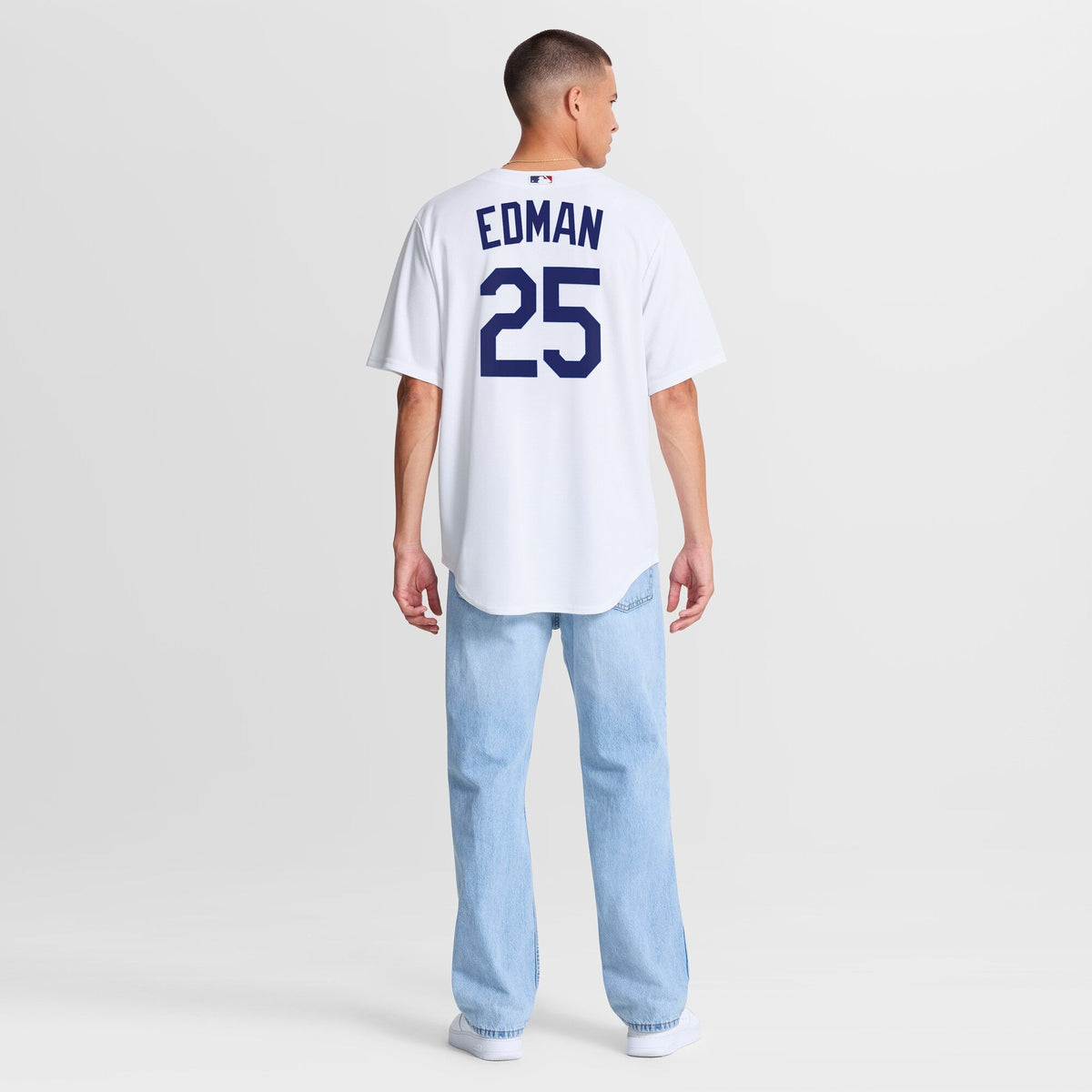 Los Angeles Dodgers Tommy Edman White Home Replica Baseball Jersey