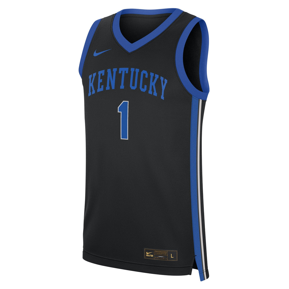 #1 Kentucky Wildcats Alternate Replica Jersey - Black