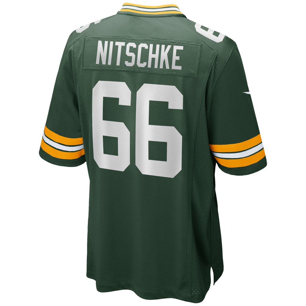Green Bay Packers Ray Nitschke Green Game Retired Player Football Jersey