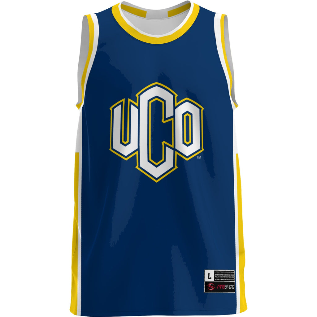 Central Oklahoma Bronchos Lightweight Basketball Jersey - Blue