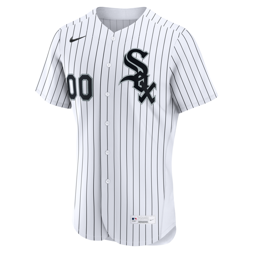 Chicago White Sox White Home Custom Baseball Jersey