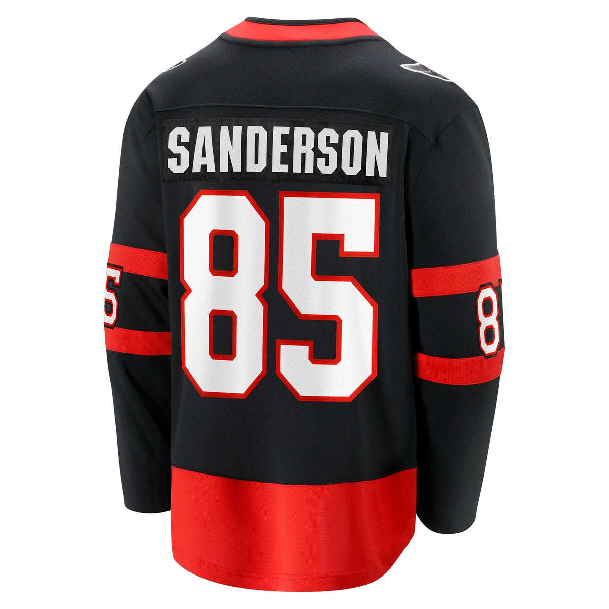 Ottawa Senators Jake Sanderson Black Home Breakaway Hockey Jersey