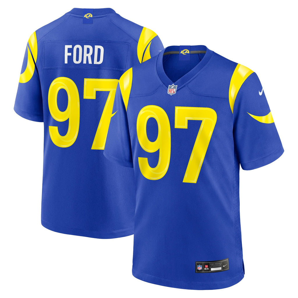Los Angeles Rams Poona Ford Royal Game Football Jersey