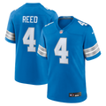 Detroit Lions D.J. Reed Blue Team Game Football Jersey