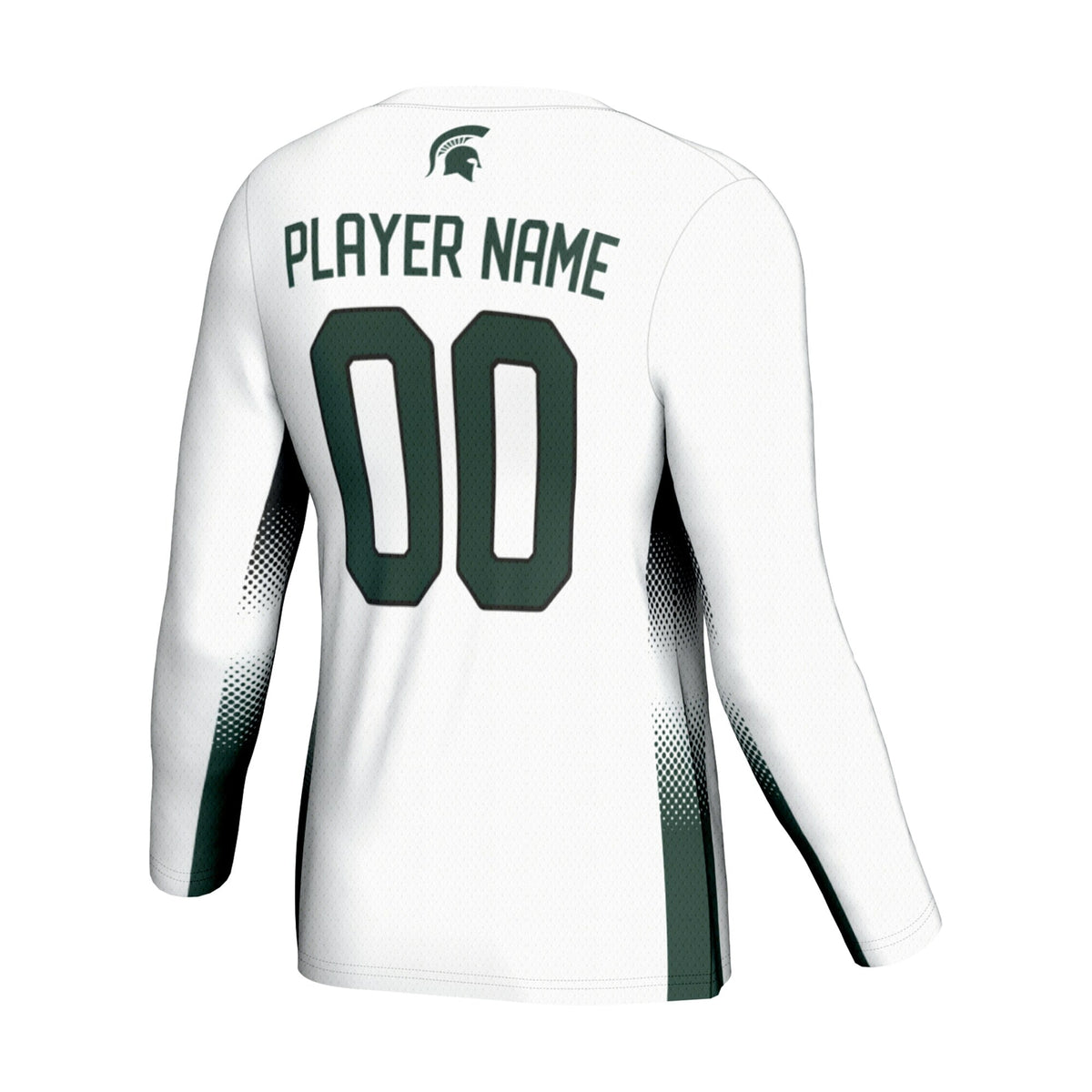 Michigan State Spartans Adult NIL Lightweight Volleyball Jersey - White