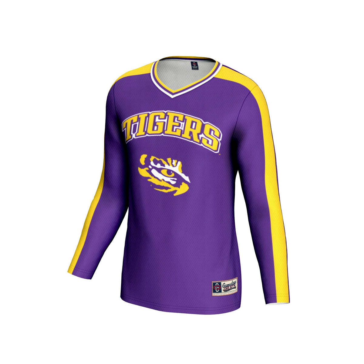 LSU Tigers #1 Lightweight Volleyball Fashion Jersey - Purple