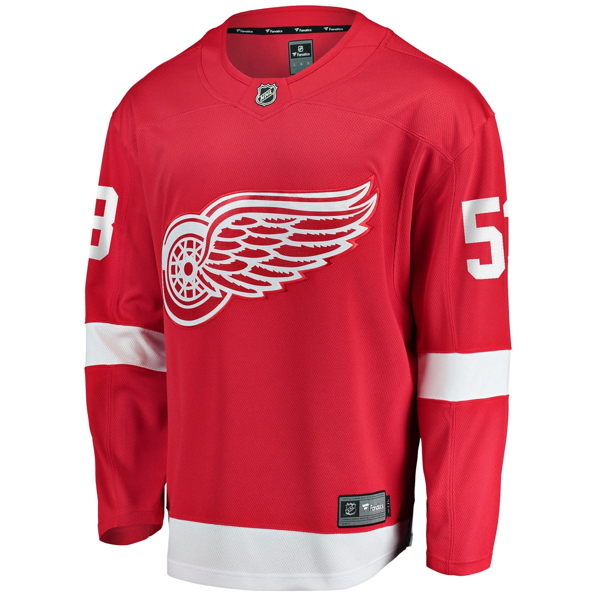 Detroit Red Wings Moritz Seider Red Home Breakaway Player Hockey Jersey