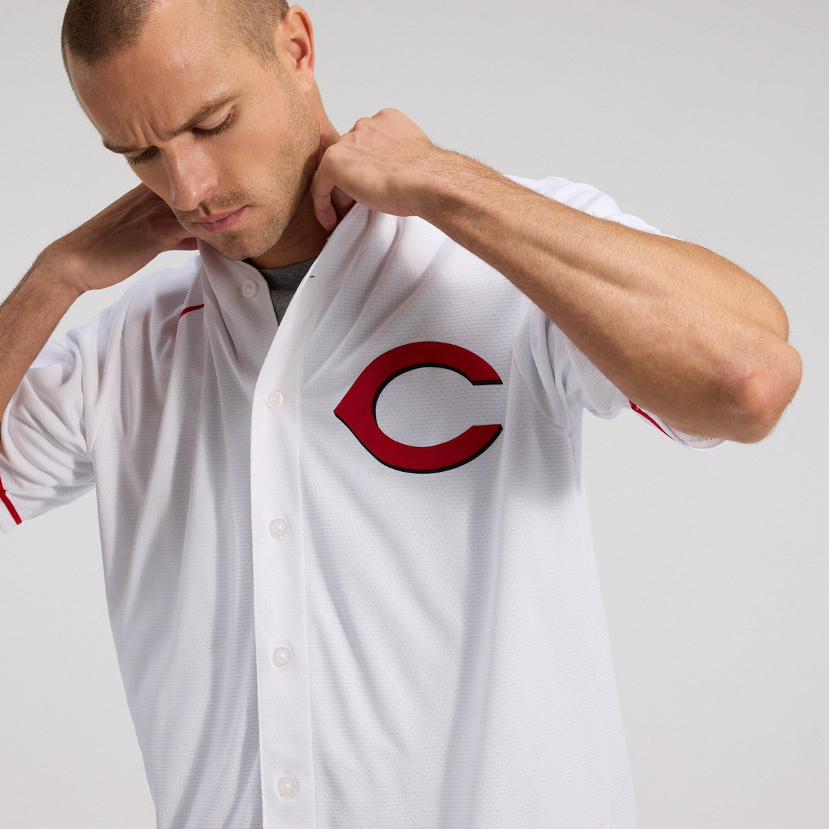 Cincinnati Reds Elly De La Cruz White Alternate 2 Replica Baseball Jersey
