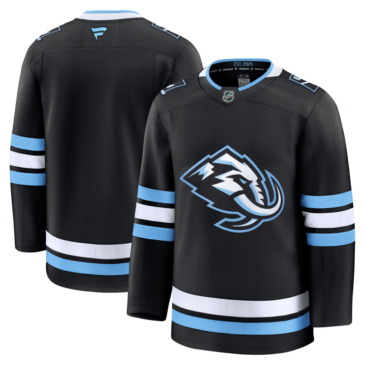 Utah Mammoth Black Home Premium Jersey - Style 203133882