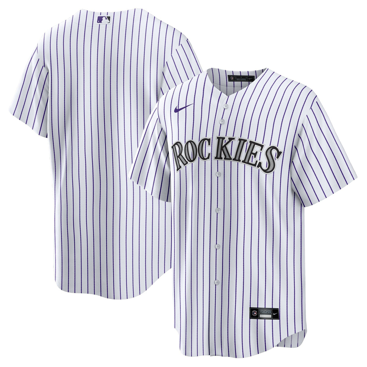 Colorado Rockies White Home Big & Tall Replica Baseball Jersey
