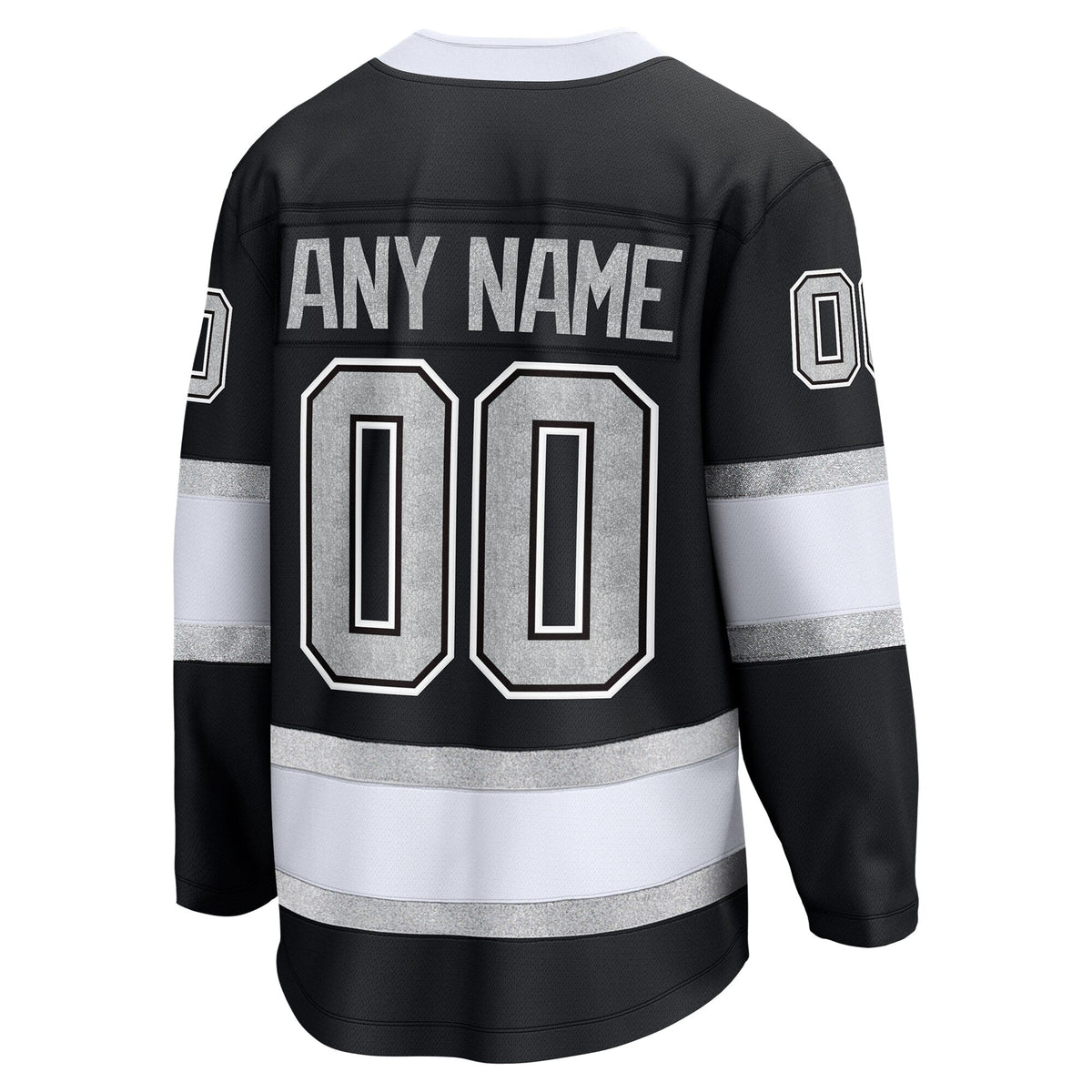 Los Angeles Kings Black Home Breakaway Custom Hockey Jersey