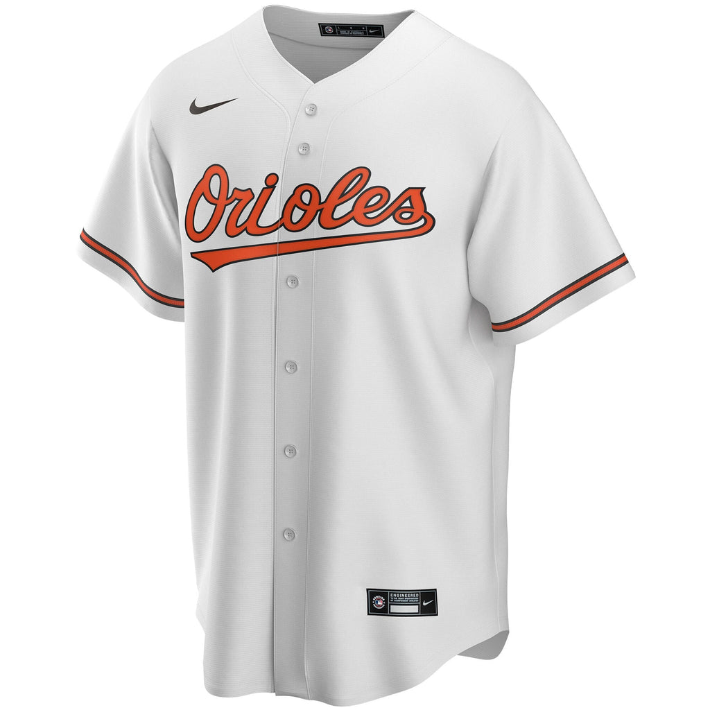 Baltimore Orioles White Home Replica Custom Baseball Jersey