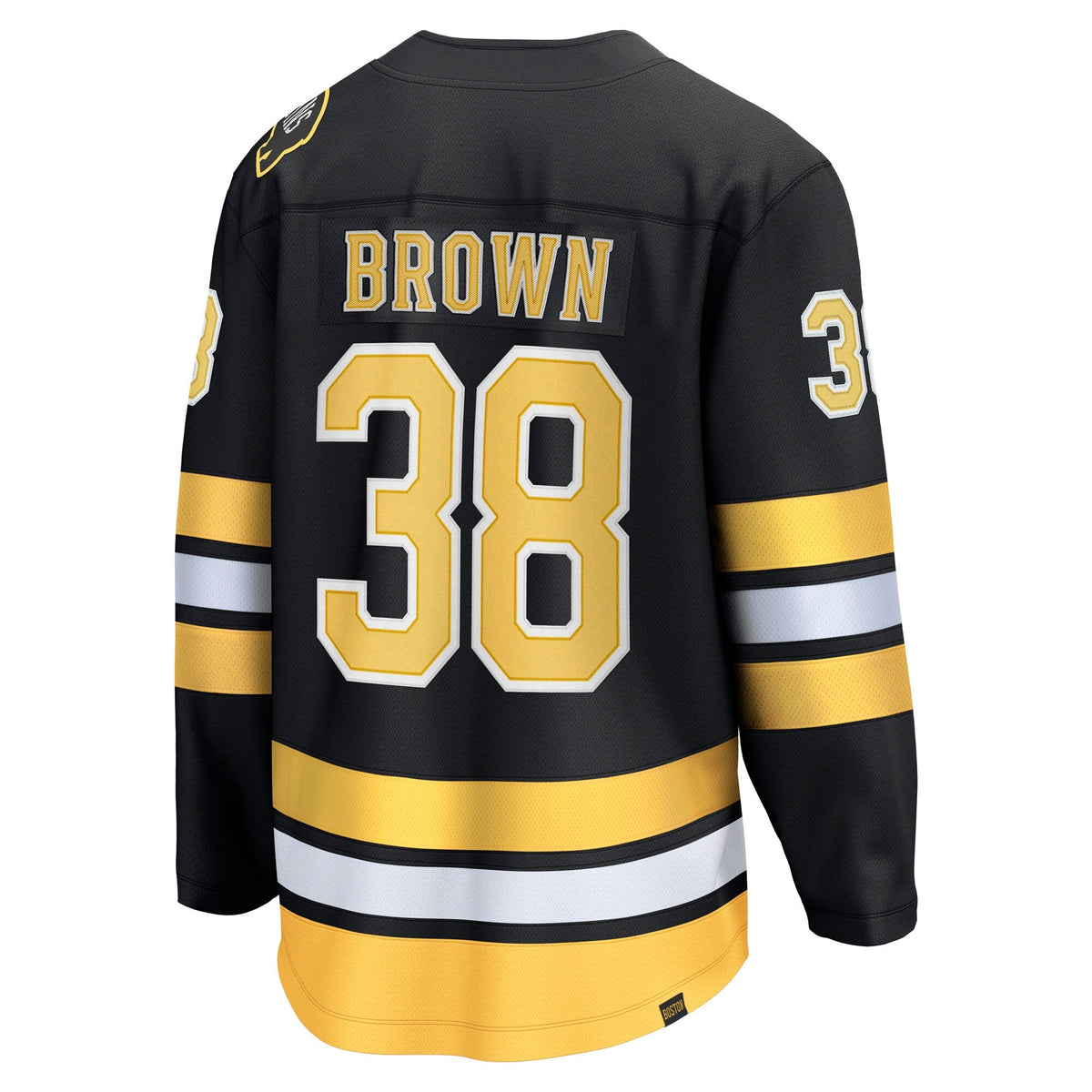 Boston Bruins Patrick Brown Black Home Breakaway Player Hockey Jersey