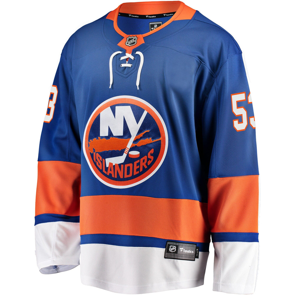 New York Islanders Casey Cizikas Royal Breakaway Player Hockey Jersey