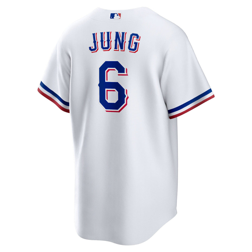 Texas Rangers Josh Jung White Replica Player Baseball Jersey