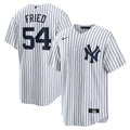 New York Yankees Max Fried White Home Replica Player Baseball Jersey