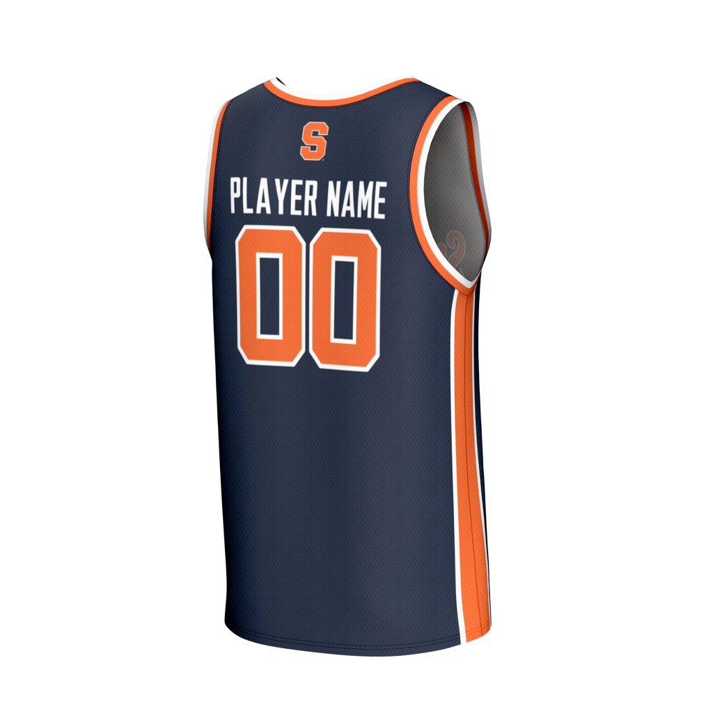 Syracuse Orange NIL Pick-A-Player Basketball Lightweight Jersey - Navy