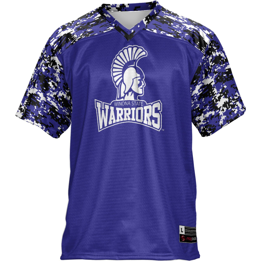 Winona State Warriors Football Jersey - Purple
