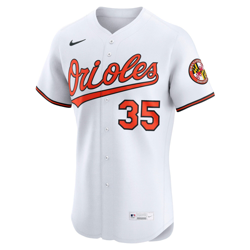 Baltimore Orioles Adley Rutschman White Home Elite Baseball Jersey