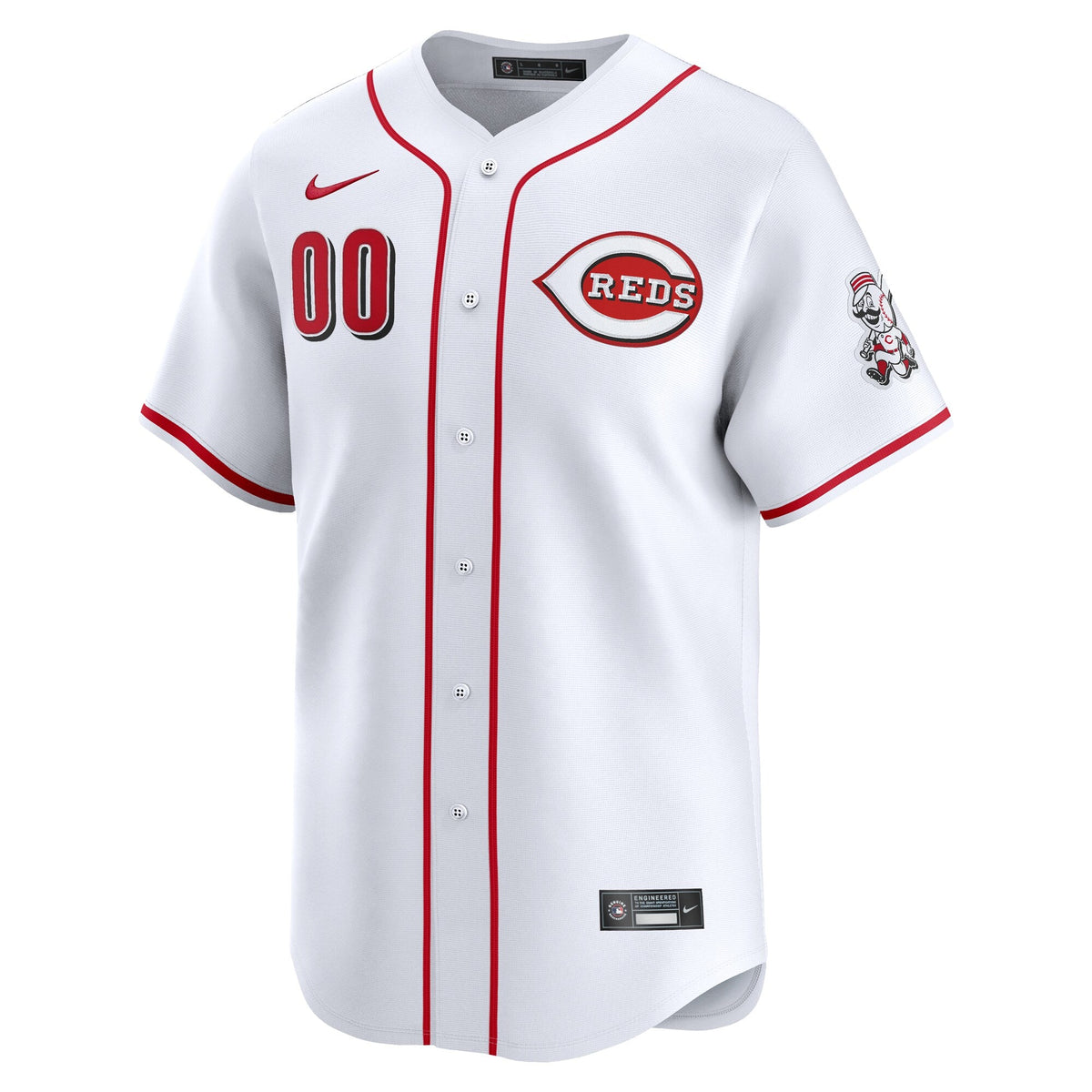 Cincinnati Reds White Home Limited Custom Baseball Jersey