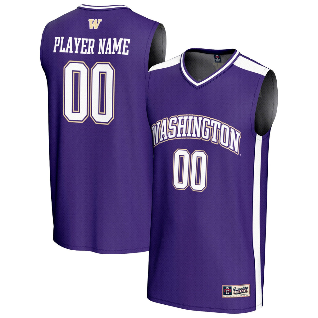 Washington Huskies NIL Pick-A-Player Lightweight Basketball Fashion Jersey - Purple