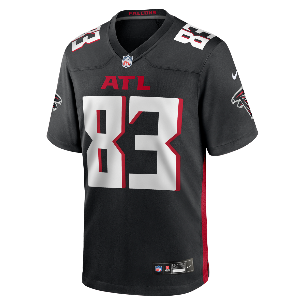 Atlanta Falcons Deven Thompkins Black Team Game Football Jersey