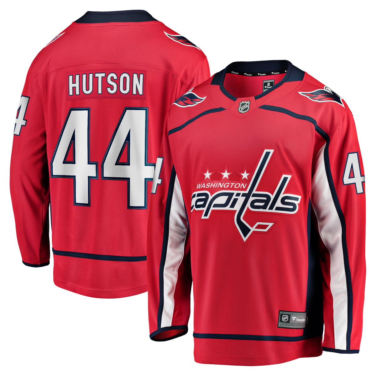 Washington Capitals Cole Hutson Red Home Breakaway Hockey Jersey