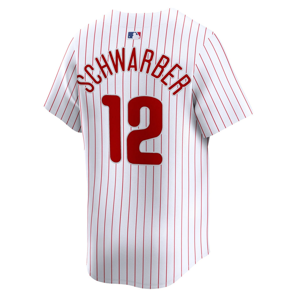 Philadelphia Phillies Kyle Schwarber White Home Limited Player Baseball Jersey