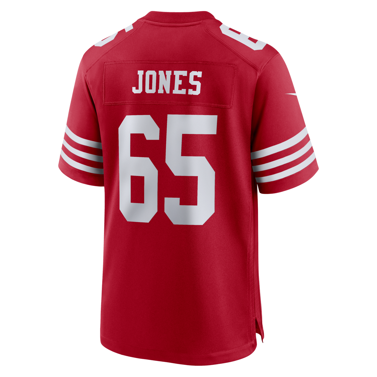 San Francisco 49ers Robert Jones Scarlet Team Game Football Jersey