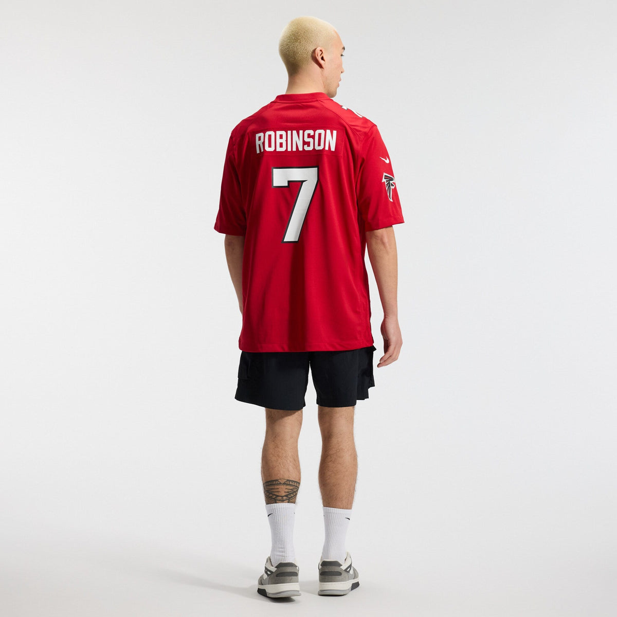 Atlanta Falcons Bijan Robinson Red Game Football Jersey