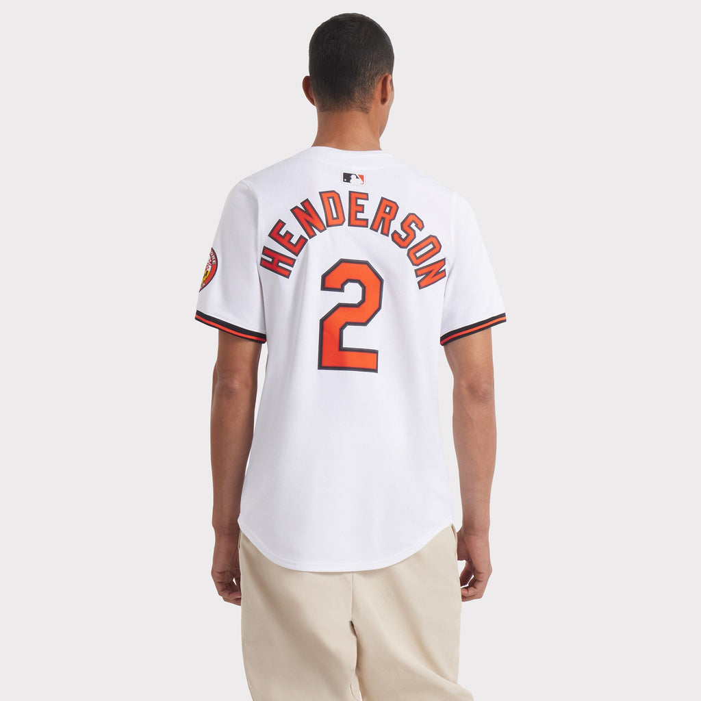 Baltimore Orioles Gunnar Henderson White Home Limited Player Baseball Jersey