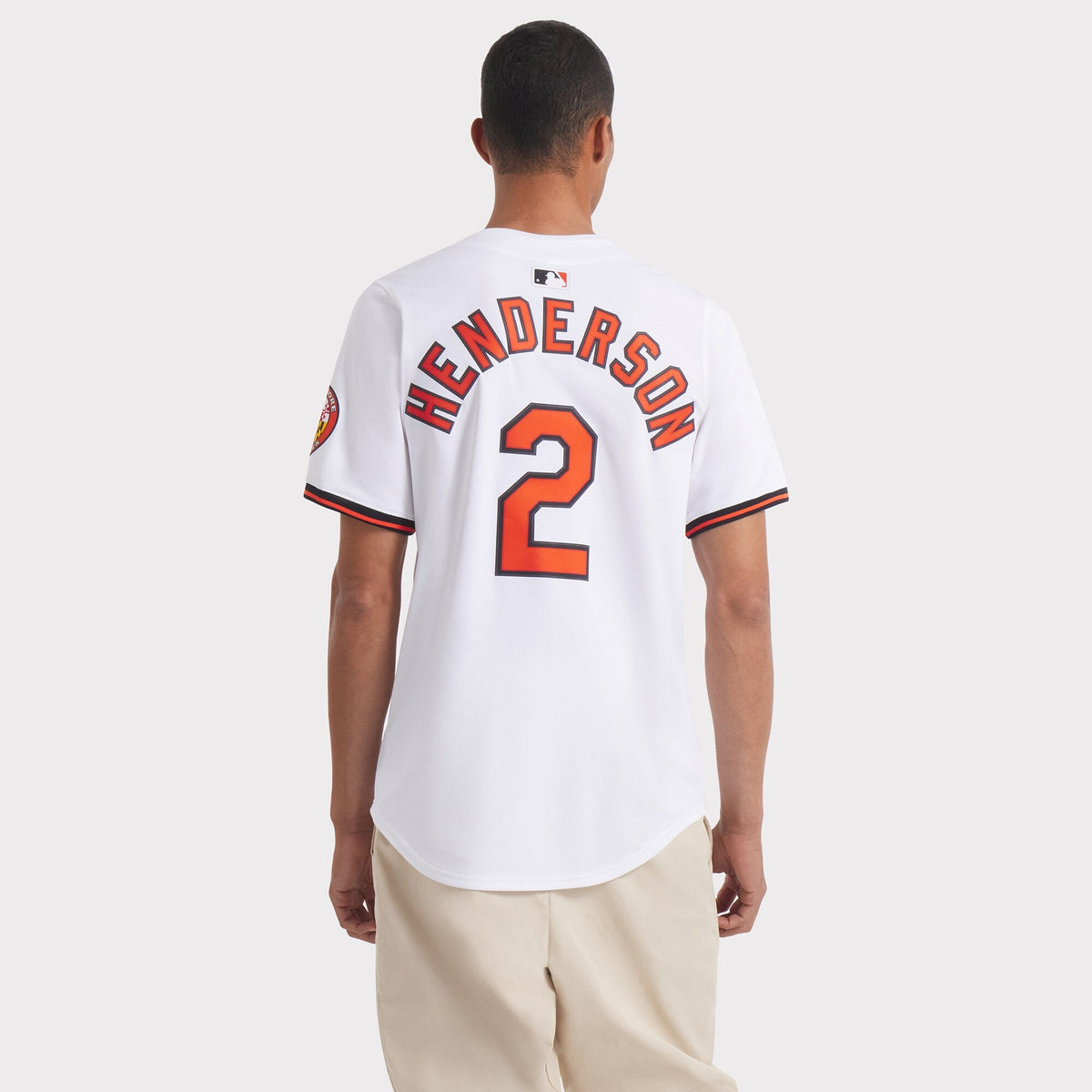 Baltimore Orioles Gunnar Henderson White Home Limited Player Baseball Jersey