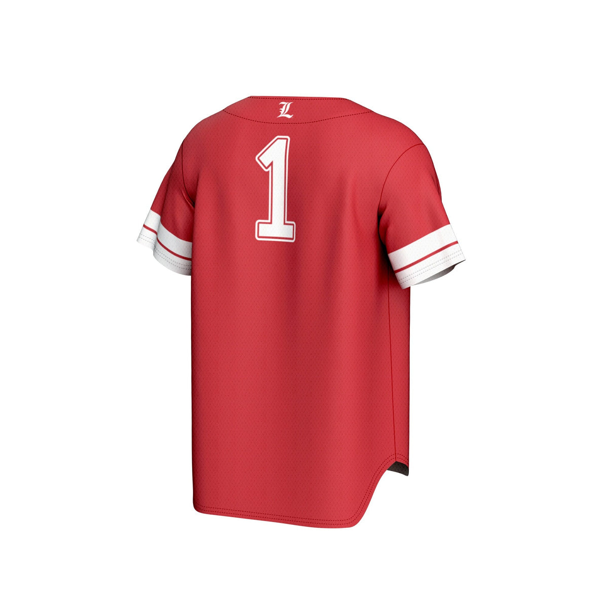 #1 Louisville Cardinals Lightweight Collegiate Baseball Fashion Jersey - Red