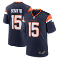 Denver Broncos Nik Bonitto Navy Alternate Game Football Jersey