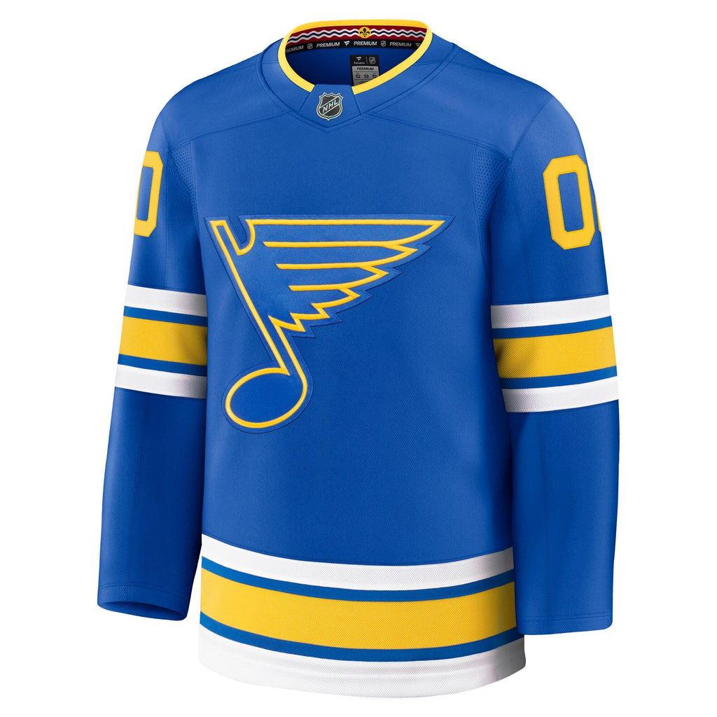 St. Louis Blues Blue Home Premium Custom Jersey