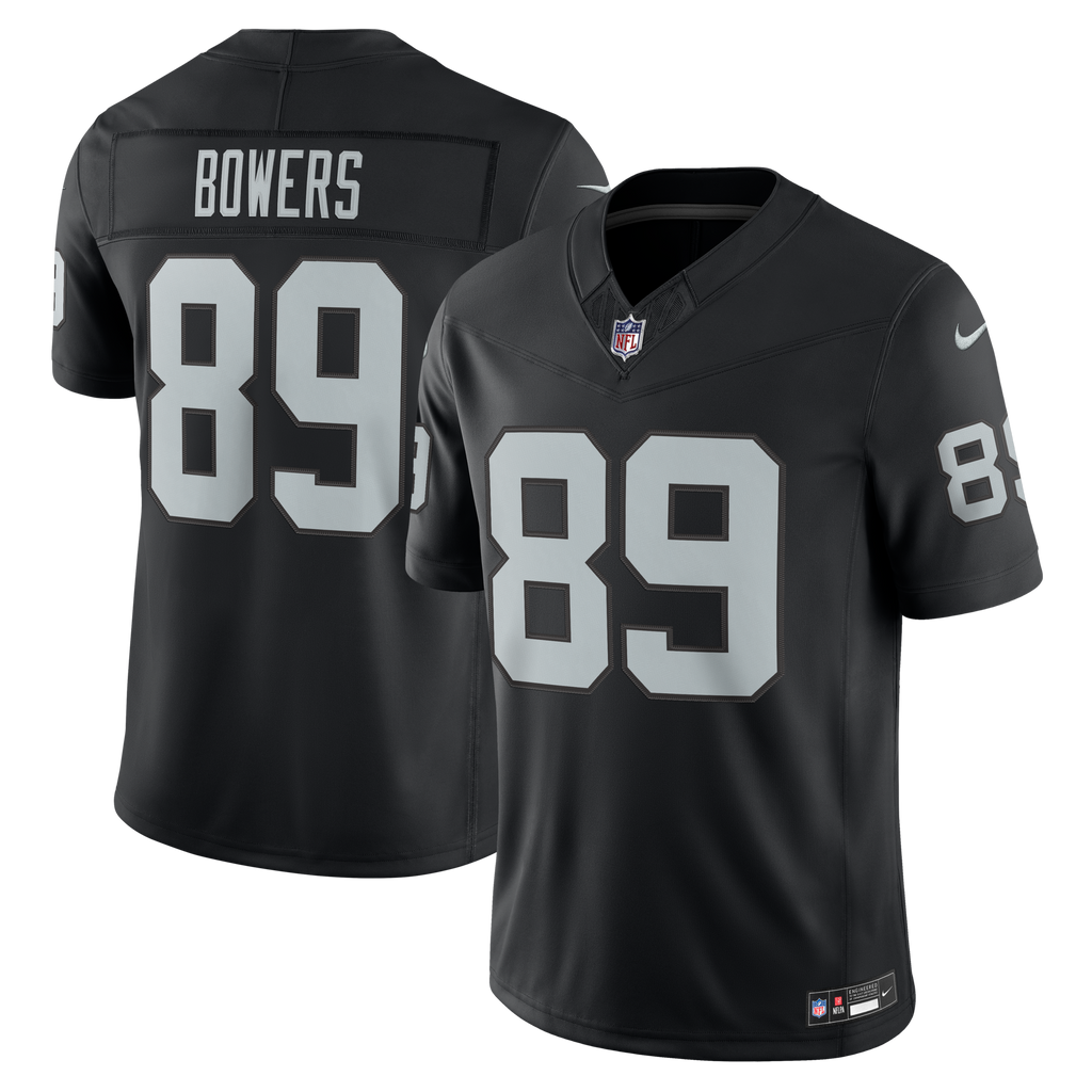 Las Vegas Raiders Brock Bowers Black Team Vapor F.U.S.E. Stitched Limited Football Jersey