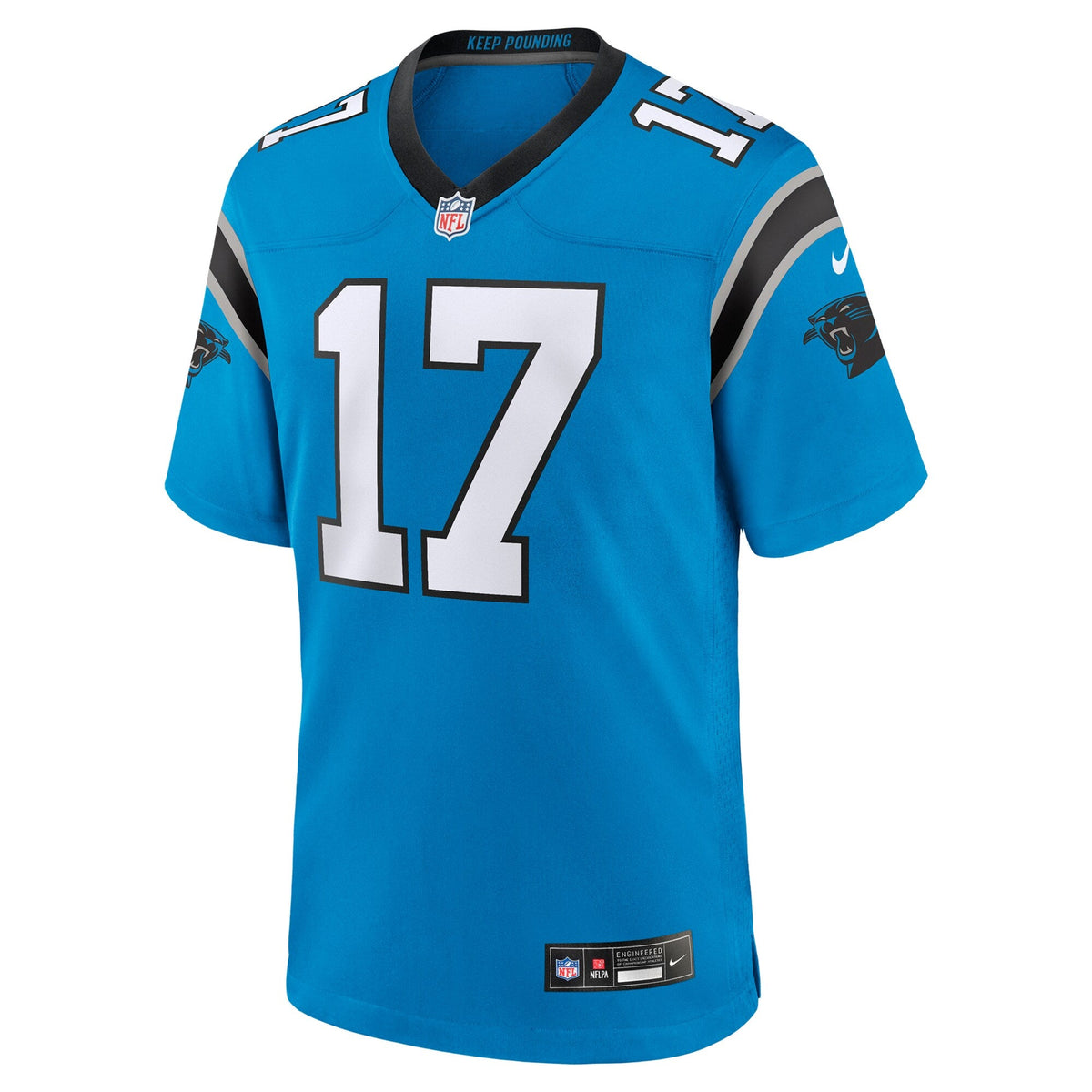 Carolina Panthers Xavier Legette Blue Alternate Game Football Jersey