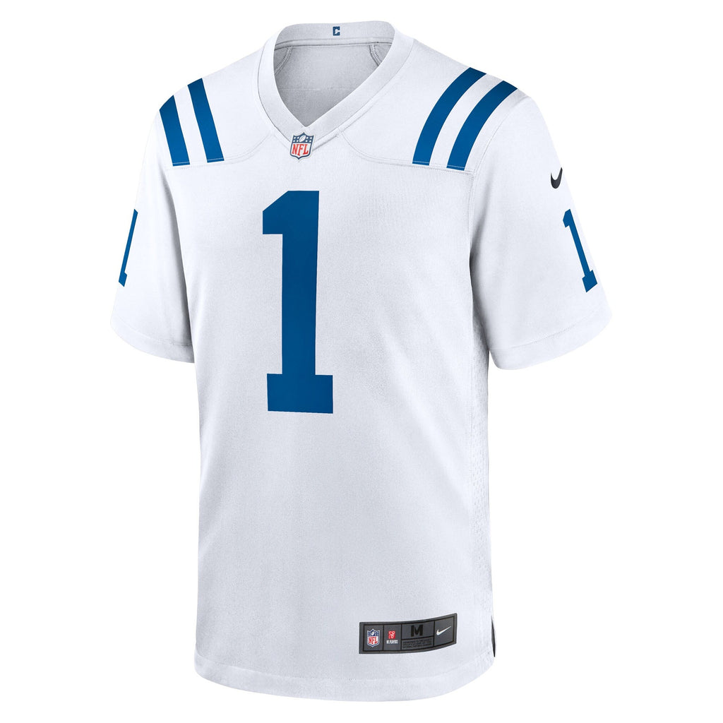Indianapolis Colts Ahmad Sauce Gardner White Game Football Jersey