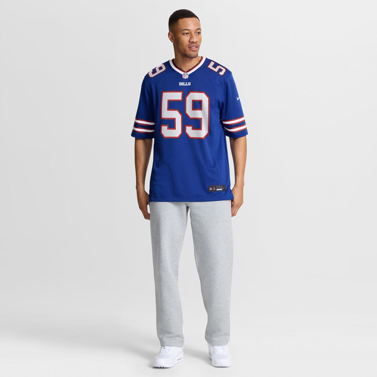 Buffalo Bills Shaq Lawson Royal Team Game Football Jersey