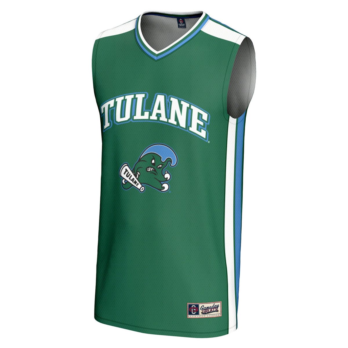 Tulane Green Wave Spirit Basketball Jersey - Green