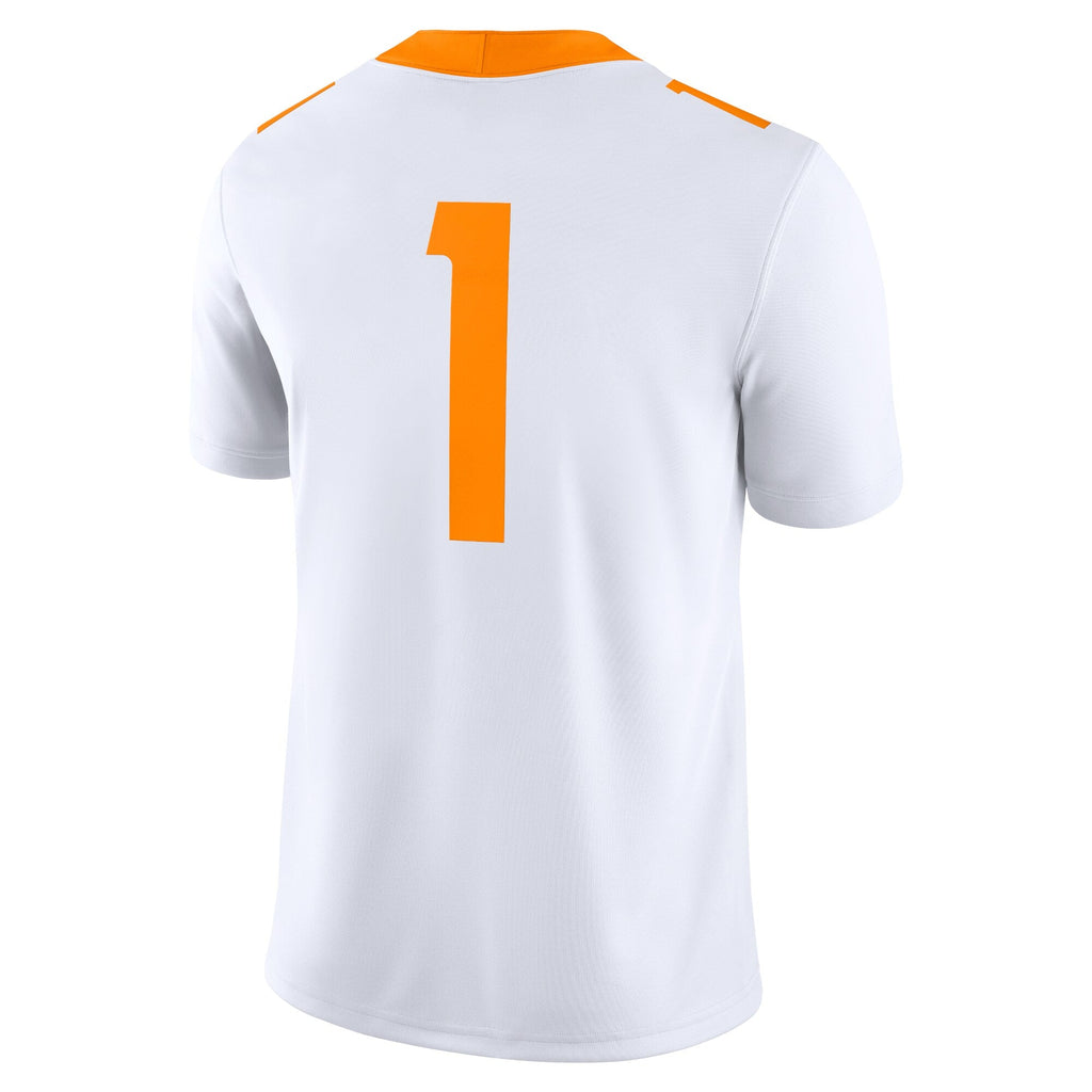 #1 White Tennessee Volunteers Game Jersey