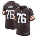 Cleveland Browns Lou Groza Brown Game Retired Player Football Jersey