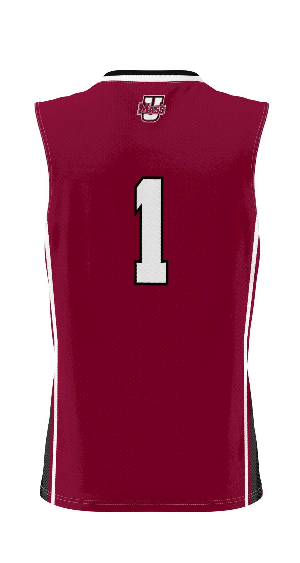 #1 UMass Minutemen Lightweight Basketball Jersey - Maroon