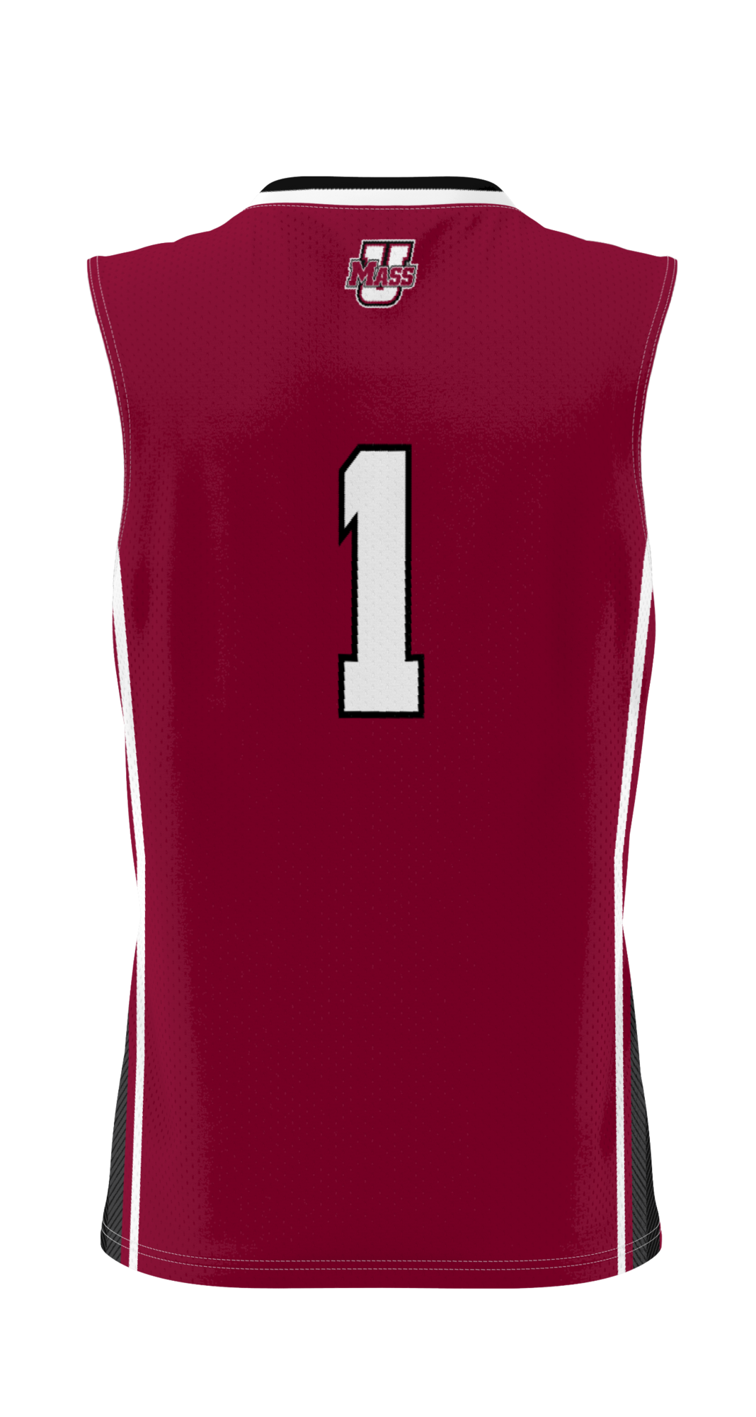 #1 UMass Minutemen Lightweight Basketball Jersey - Maroon