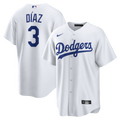 Los Angeles Dodgers Edwin Díaz White Home Replica Baseball Jersey