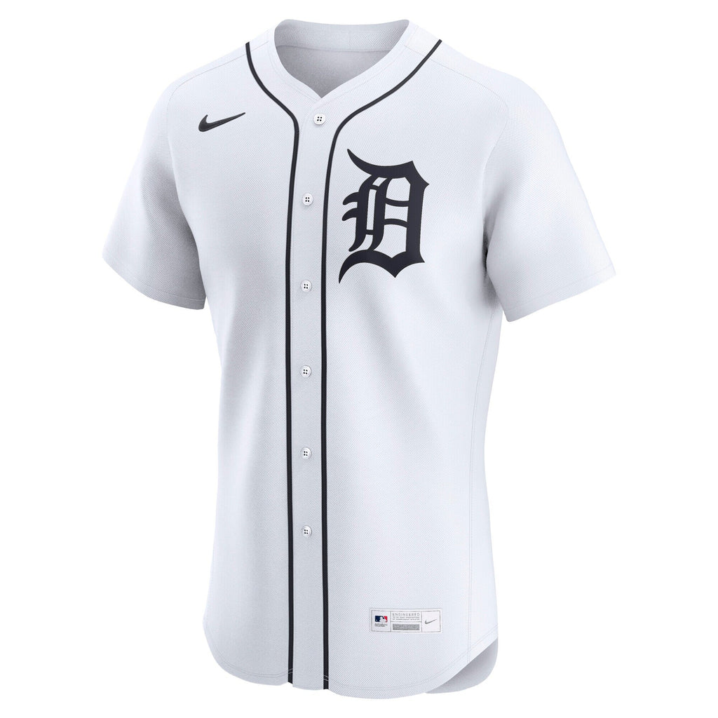 Detroit Tigers White Home Elite Baseball Jersey